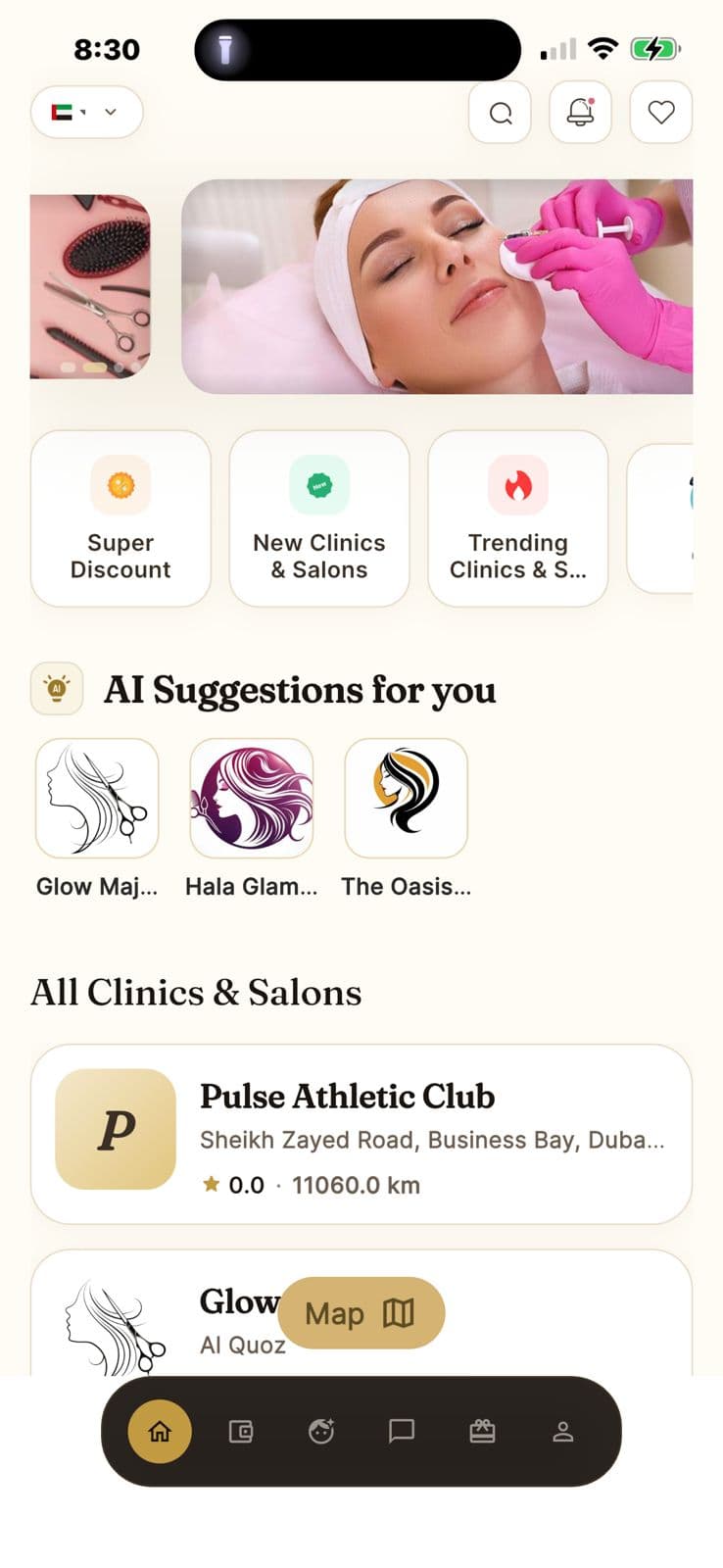 MuchGlow Home — Browse services