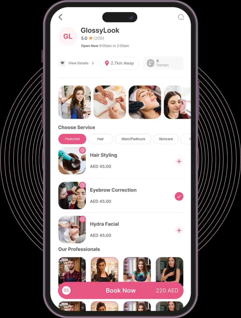 MuchGlow App - Book beauty and health services